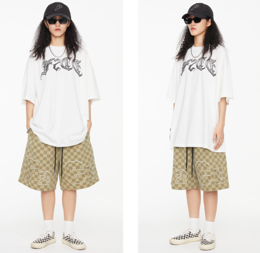 F2CE Metal Gothic Letters Logo Print Tee