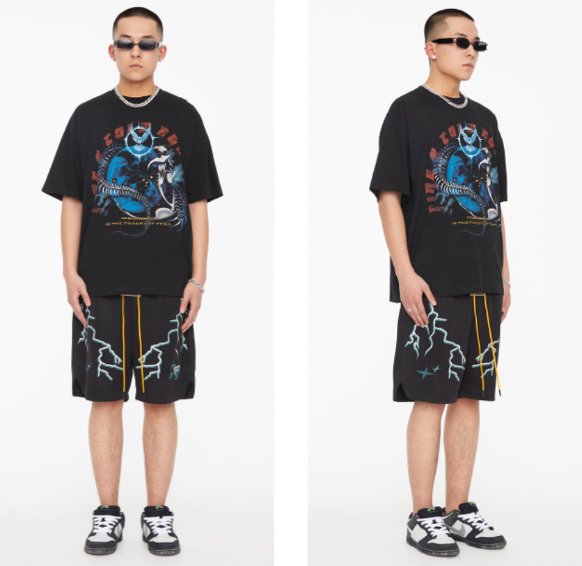 F2CE Graffiti Creative Printing Tee