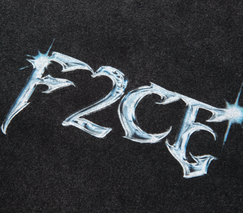 F2CE Washed Old Vintage Print Tee