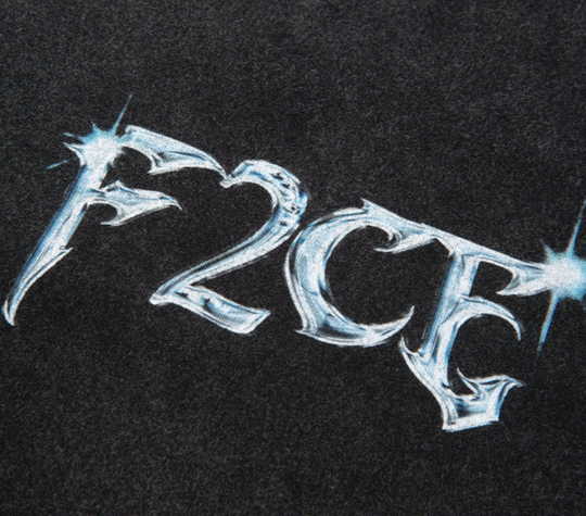F2CE Washed Old Vintage Print Tee