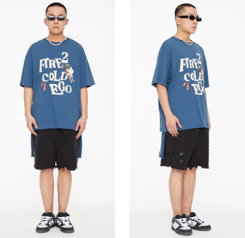 F2CE Removable Letters Leather Embroidery Shorts