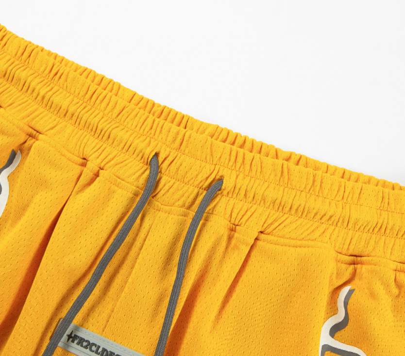 F2CE Lightning Print Embroidery Shorts