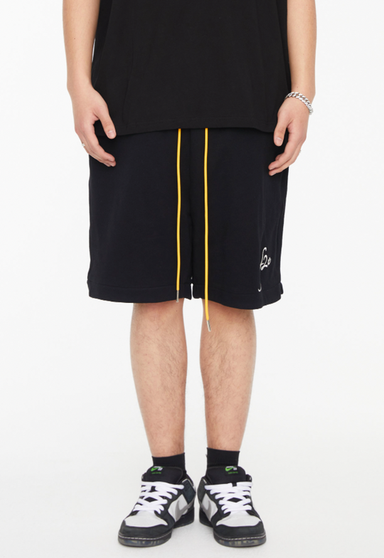 F2CE Embroidered Logo Drawstring Shorts