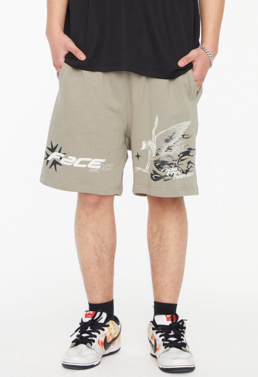 F2CE Creative Printing Shorts