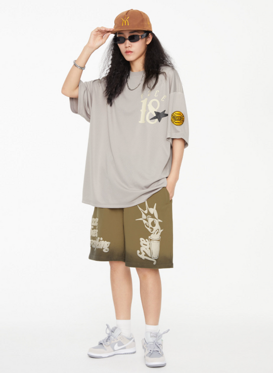 F2CE Gradient Foam Printed Shorts