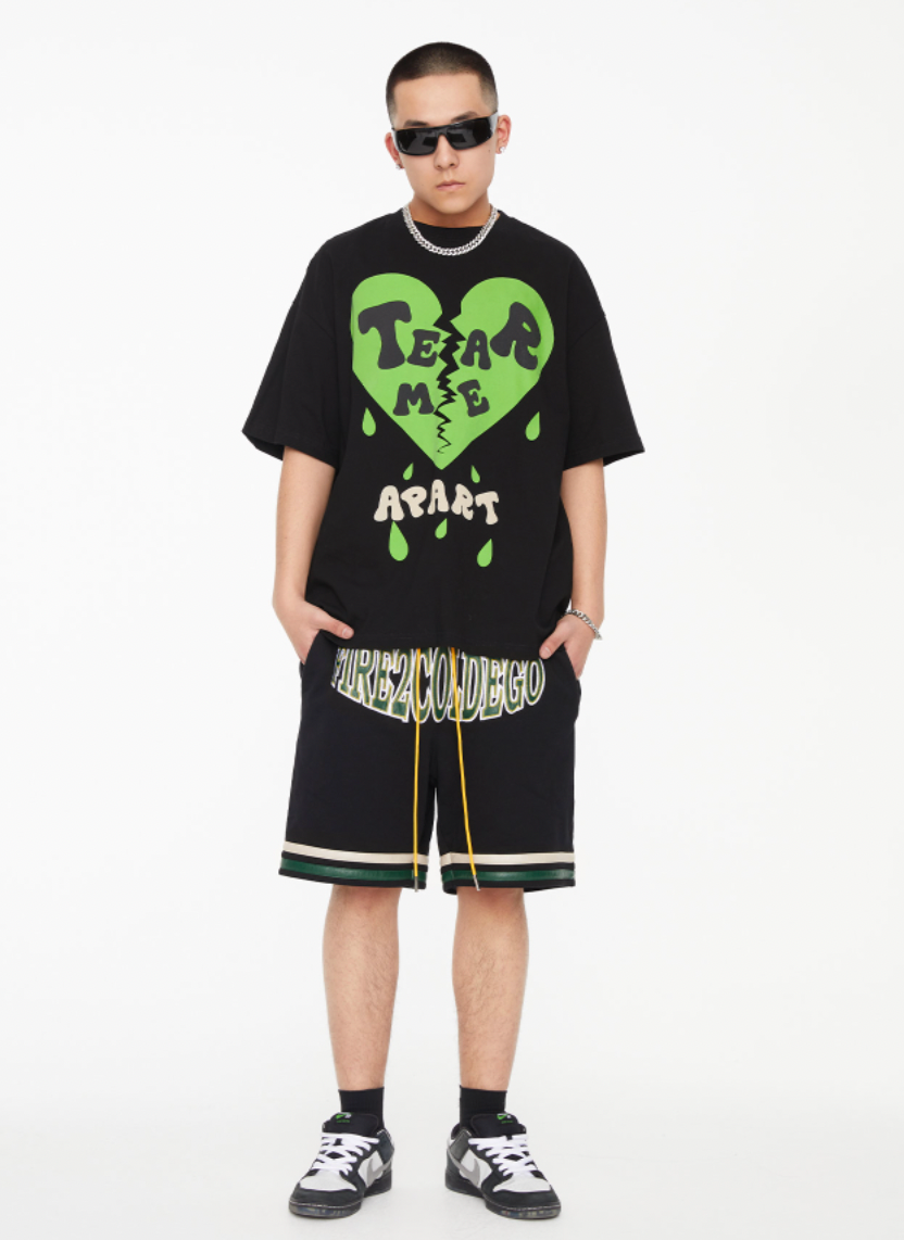 F2CE Logo Patch Embroidery Shorts