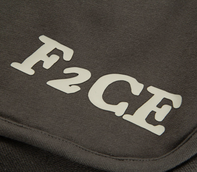 F2CE Foam Smiley Face Print Shorts