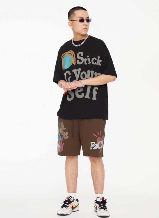 F2CE Foam Printed Shorts