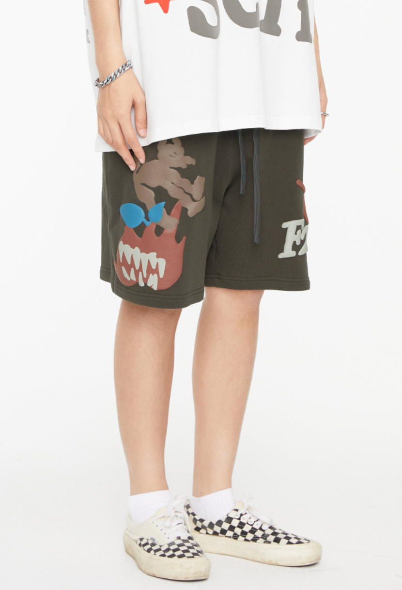 F2CE Foam Printed Shorts