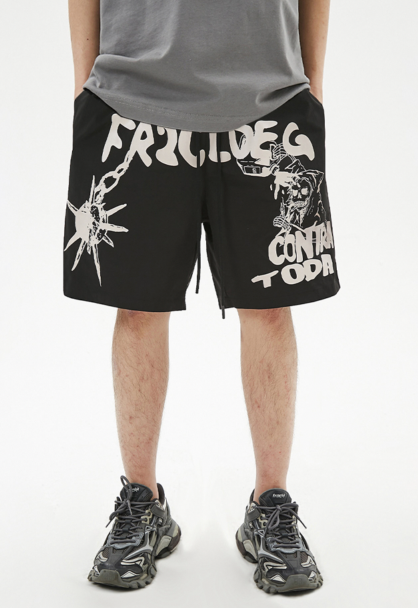 F2CE Print Casual Shorts