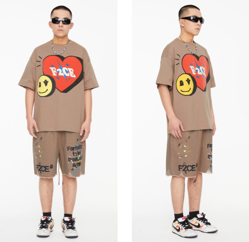 F2CE Print Splash Ink Shorts