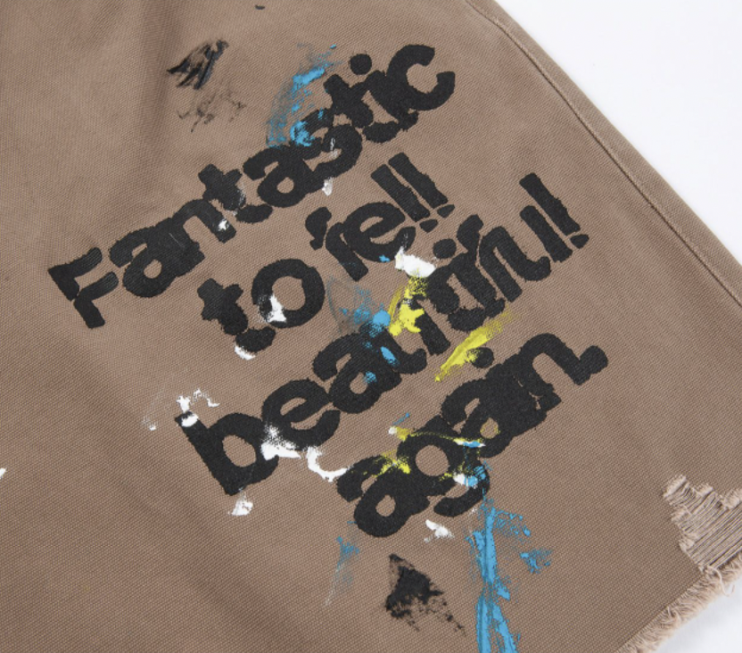 F2CE Print Splash Ink Shorts