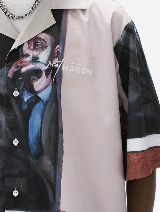 Harsh and Cruel Art Existentialism Cuban Shirt