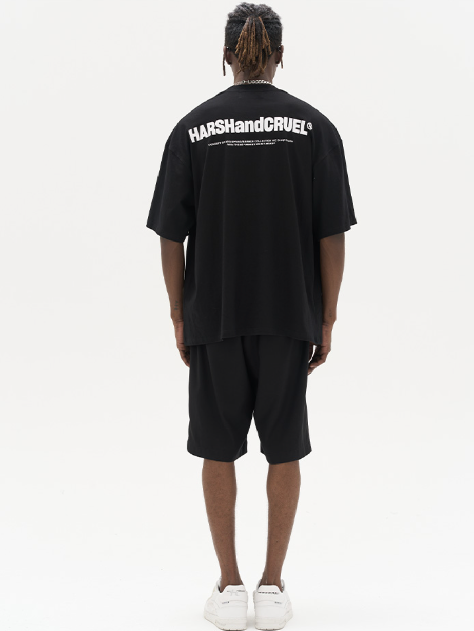 Harsh and Cruel Cool Cat Printed Tee