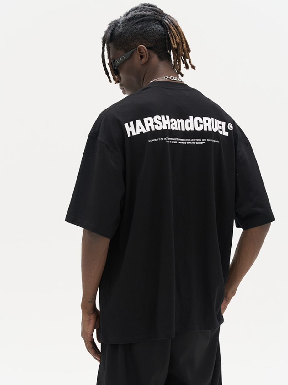 Harsh and Cruel Cool Cat Printed Tee