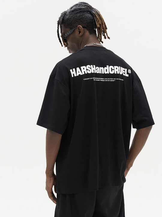 Harsh and Cruel Cool Cat Printed Tee