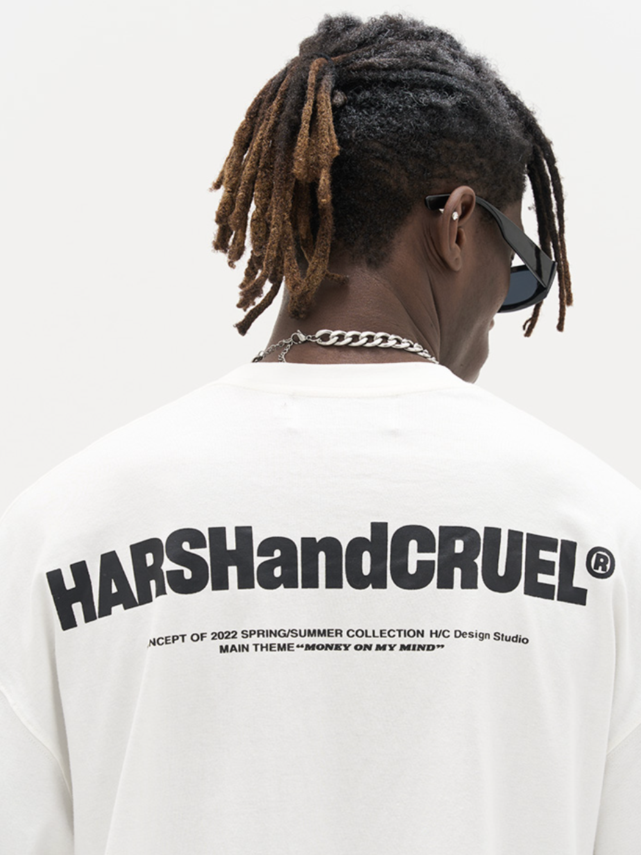 Harsh and Cruel Cool Cat Printed Tee