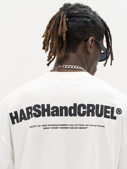 Harsh and Cruel Cool Cat Printed Tee
