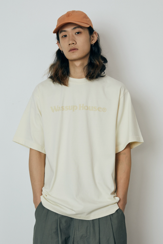 Wassup Basic Large Logo Print Tee | Face 3 Face