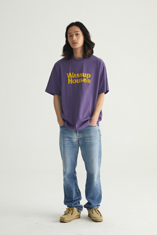 Wassup House Basic Logo Print Tee