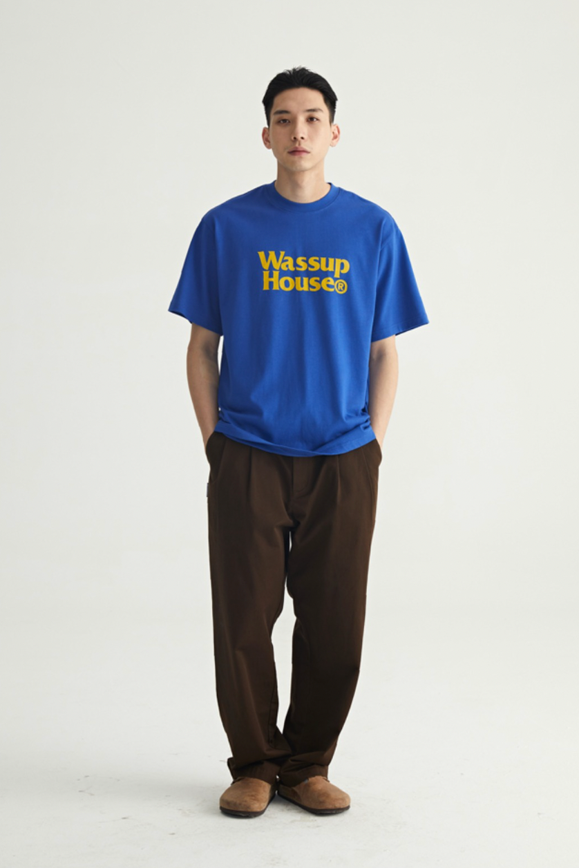 Wassup House Basic Logo Print Tee