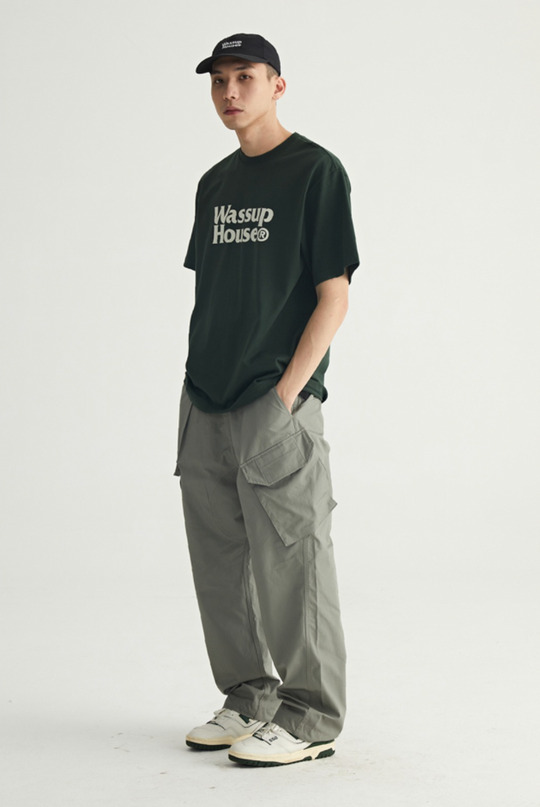 Wassup House Basic Logo Print Tee