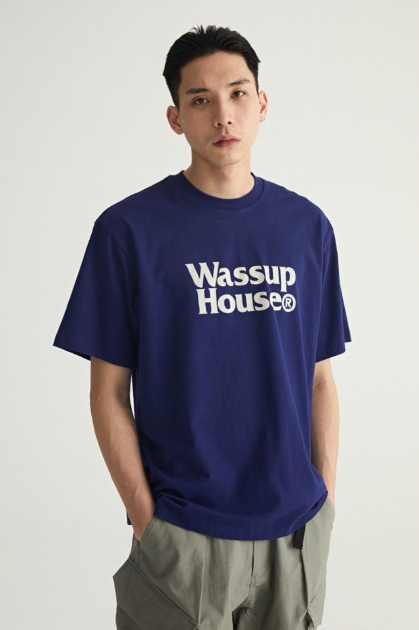 Wassup House Basic Logo Print Tee