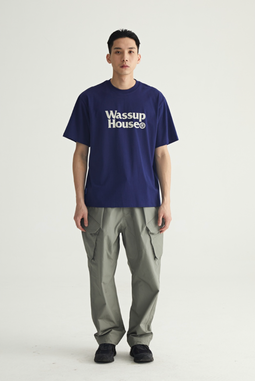 Wassup House Basic Logo Print Tee