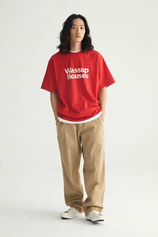 Wassup House Basic Logo Print Tee