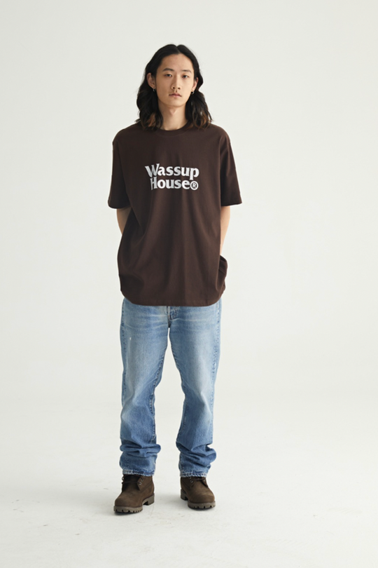 Wassup House Basic Logo Print Tee