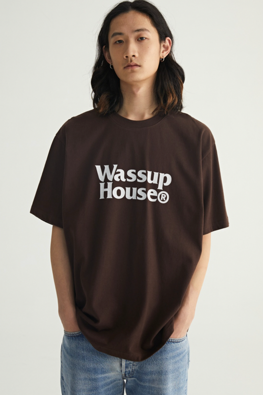 Wassup House Basic Logo Print Tee