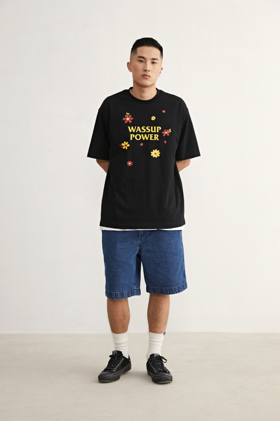 Wassup House Floral Print Tee