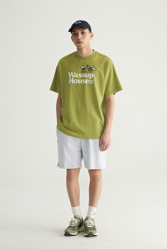 Wassup House Waves Print Tee