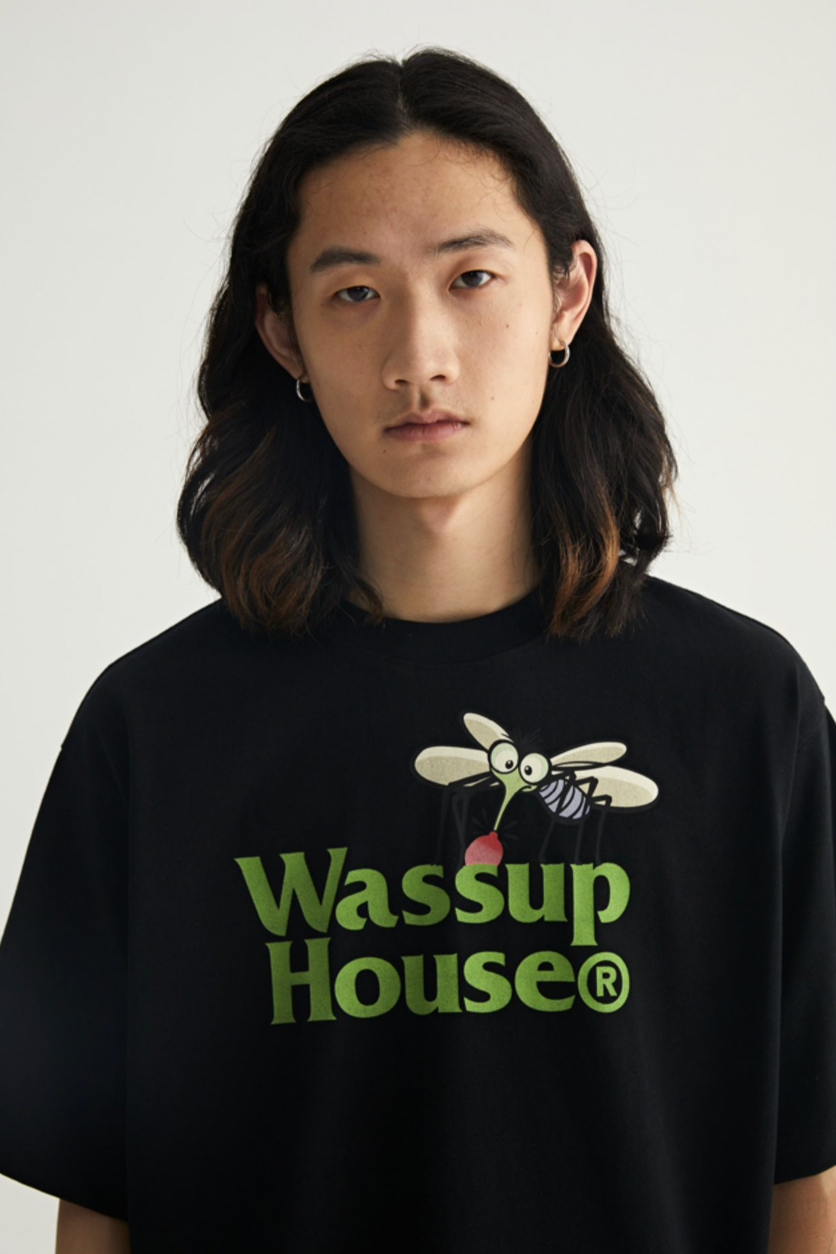 Wassup House Waves Print Tee