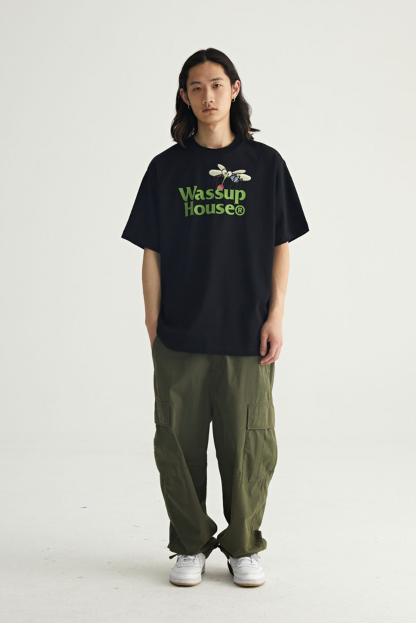 Wassup House Waves Print Tee