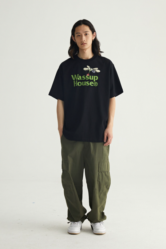 Wassup House Waves Print Tee