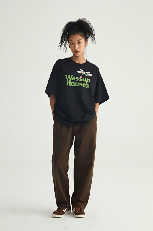 Wassup House Waves Print Tee