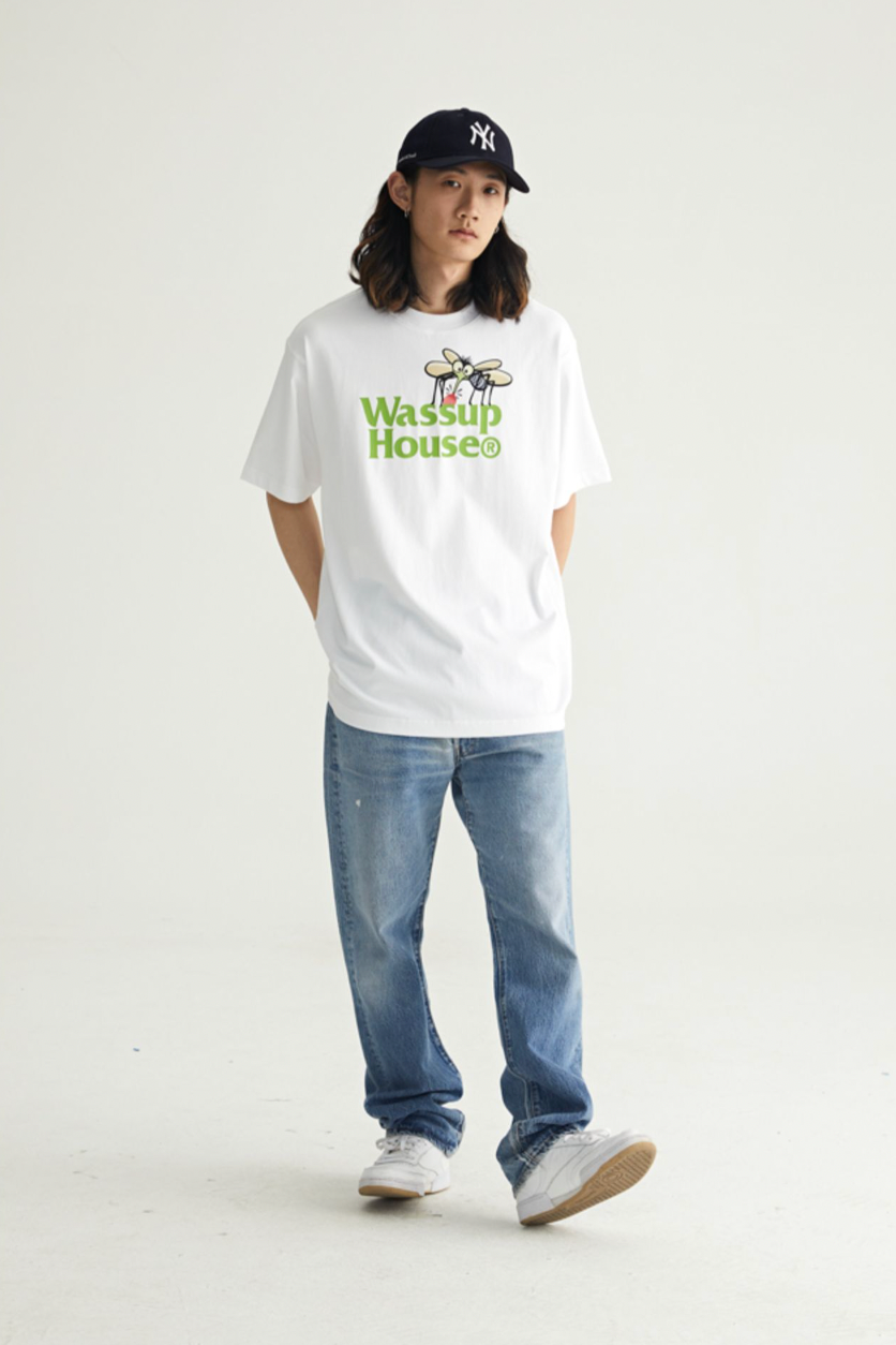 Wassup House Waves Print Tee