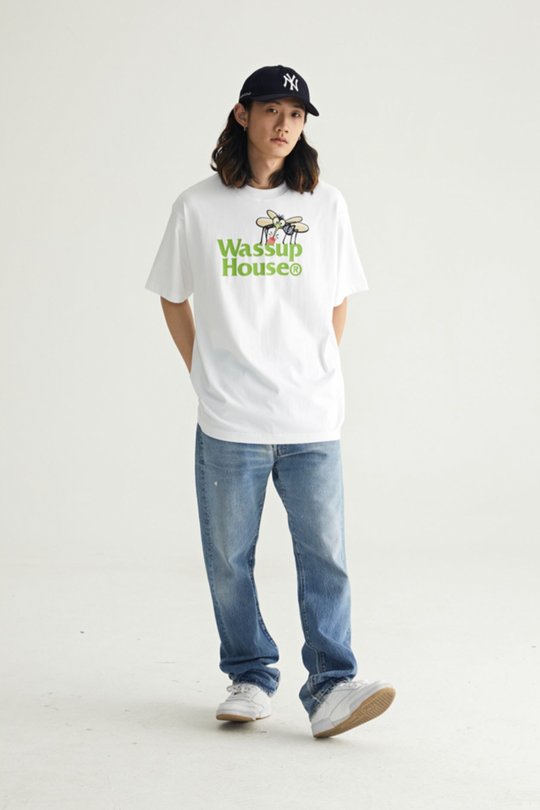 Wassup House Waves Print Tee