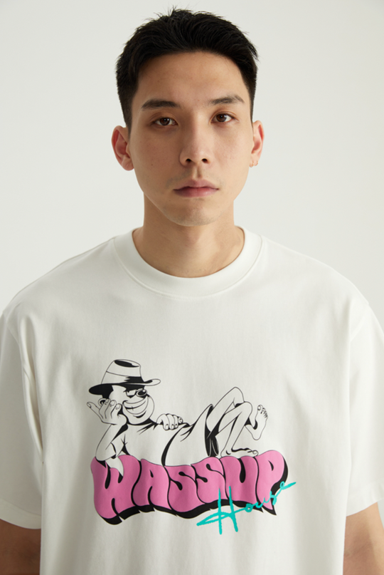 Wassup House Lazy Man Tee