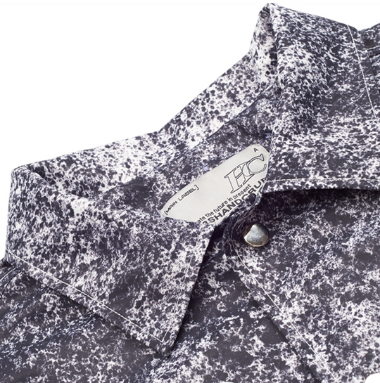 Harsh and Cruel Spray Paint Cross Jacket