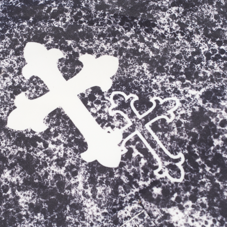 Harsh and Cruel Spray Paint Cross Jacket