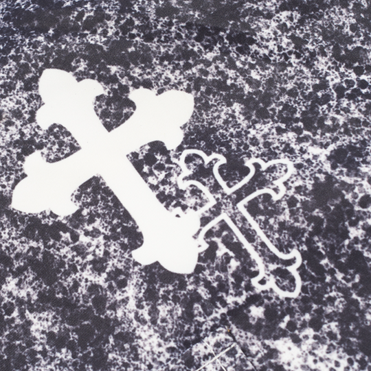 Harsh and Cruel Spray Paint Cross Jacket