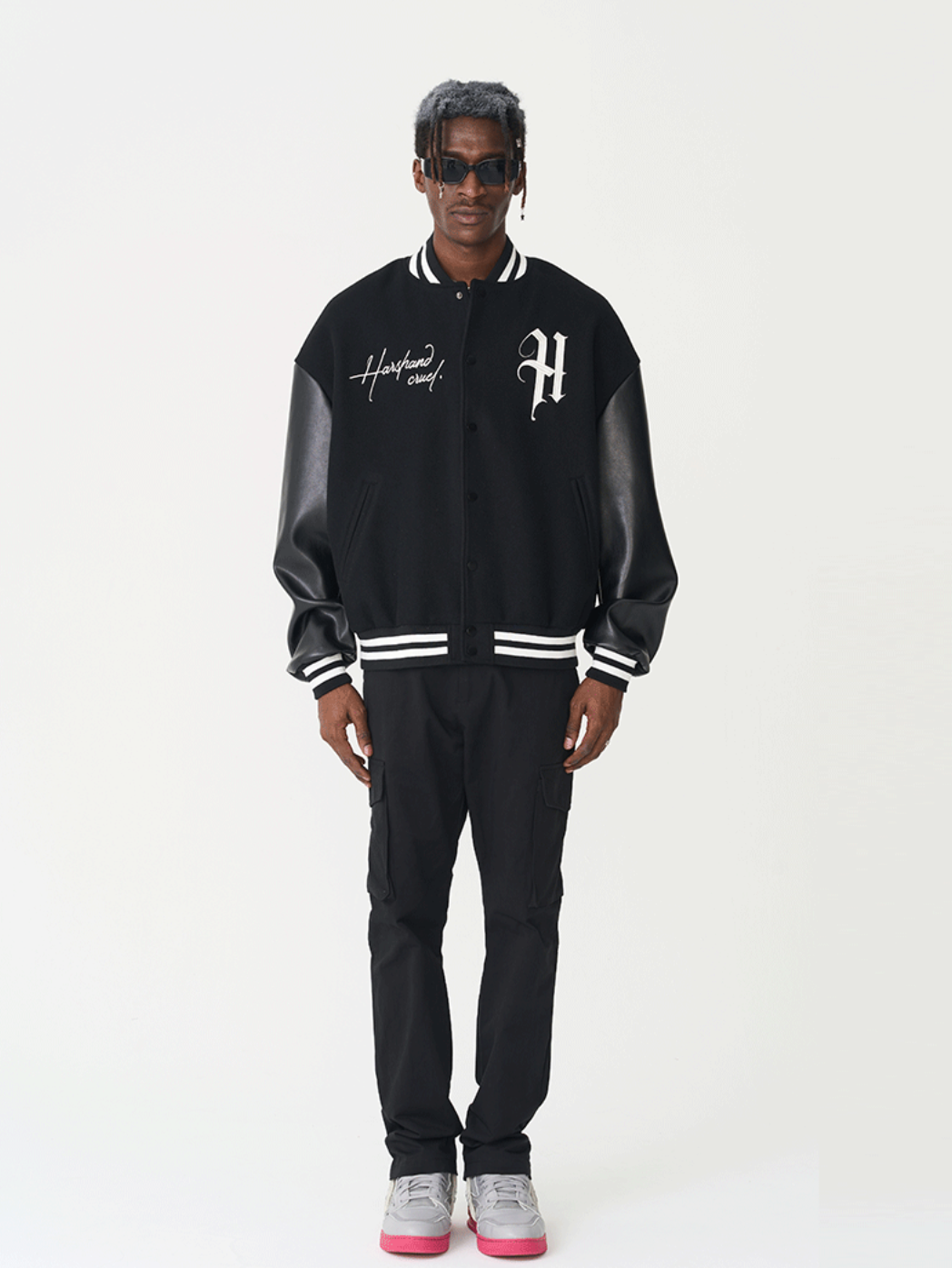 Harsh and Cruel Loose Casual Embroidered Baseball Jacket