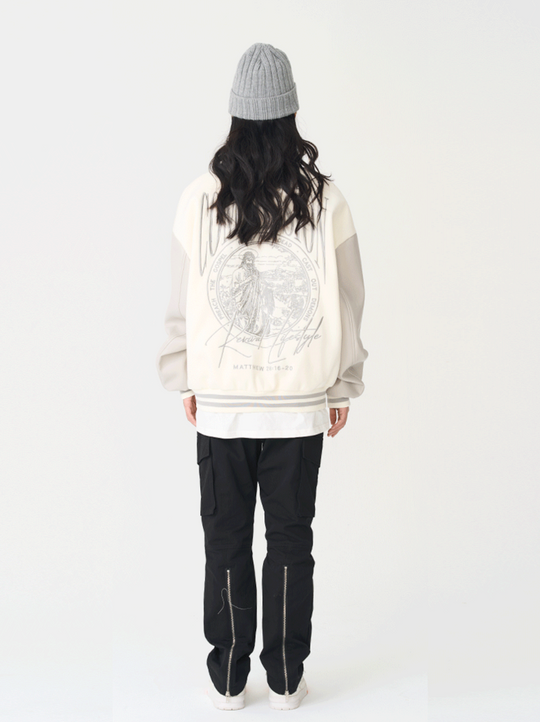 Harsh and Cruel Loose Casual Embroidered Baseball Jacket