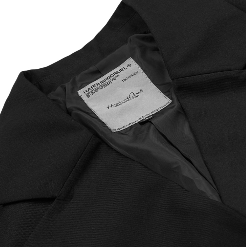 Harsh and Cruel Deconstructed Lock Blazer