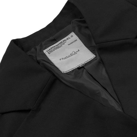 Harsh and Cruel Deconstructed Lock Blazer