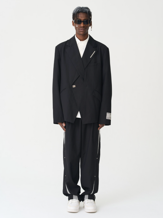 Harsh and Cruel Deconstructed Lock Blazer