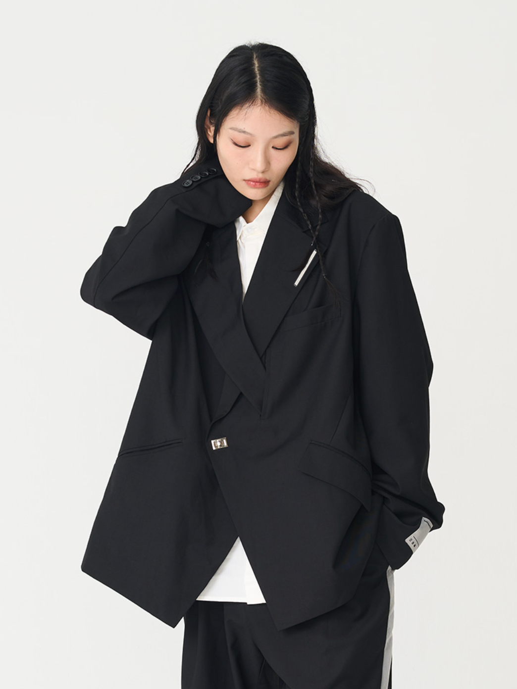 Harsh and Cruel Deconstructed Lock Blazer
