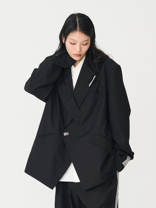 Harsh and Cruel Deconstructed Lock Blazer